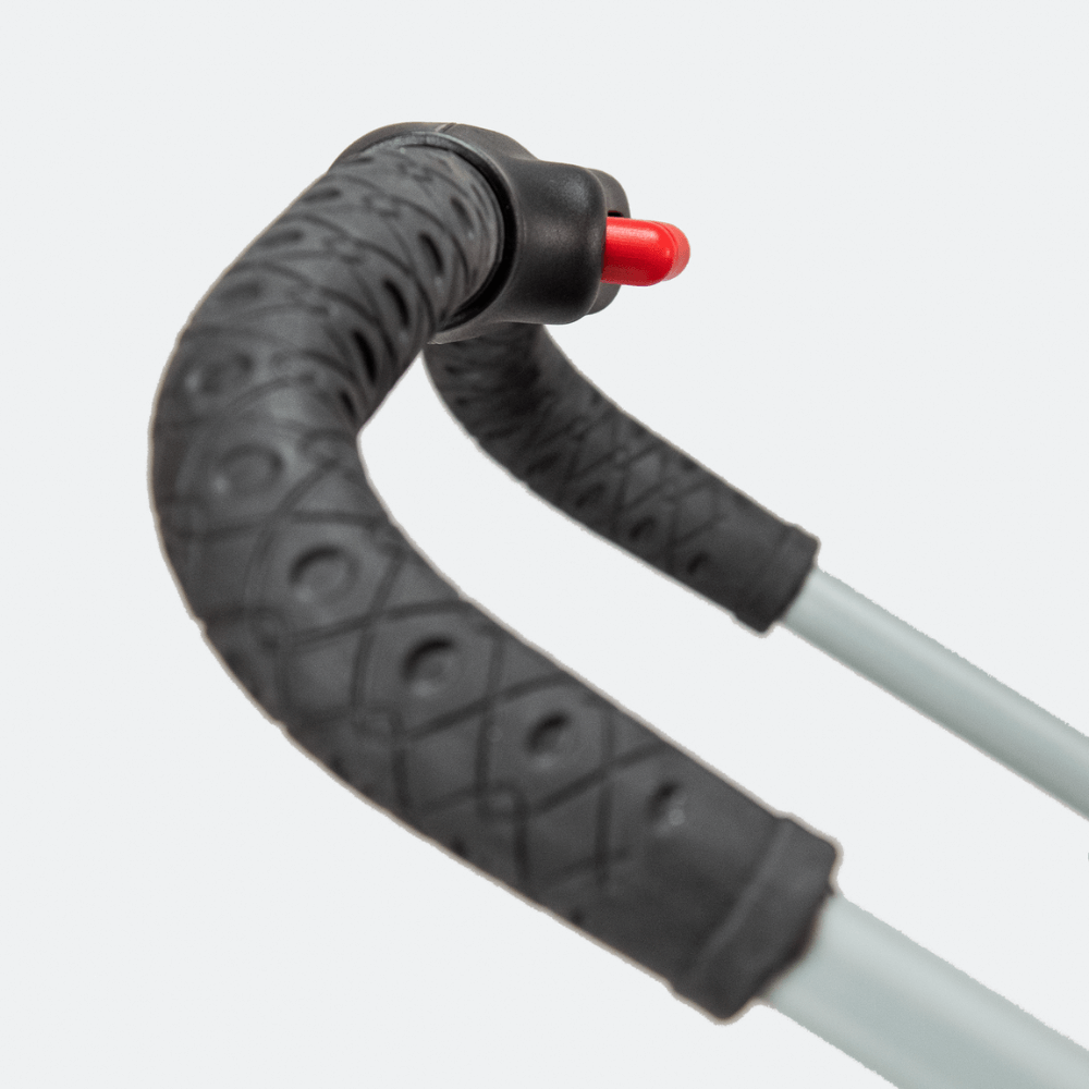 InnoPet® Comfort Air ECO Hundebuggy schwarz grau Schiebestange