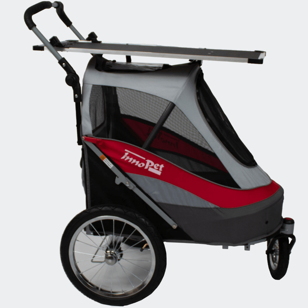 InnoPet Trimmtisch-Aufsatz am Hundebuggy Sporty Trailer Deluxe