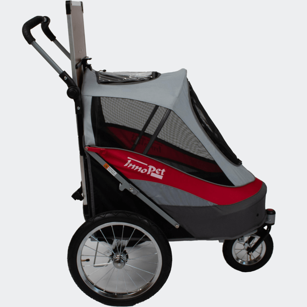 Trimmtisch-Aufsatz vertikal am Hundebuggy