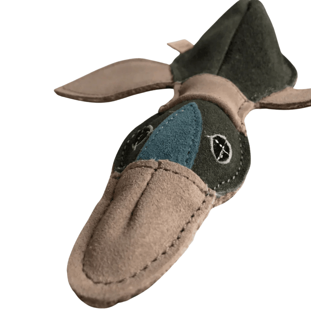 Nachhaltiges Hundespielzeug Elli Ente Schnabel