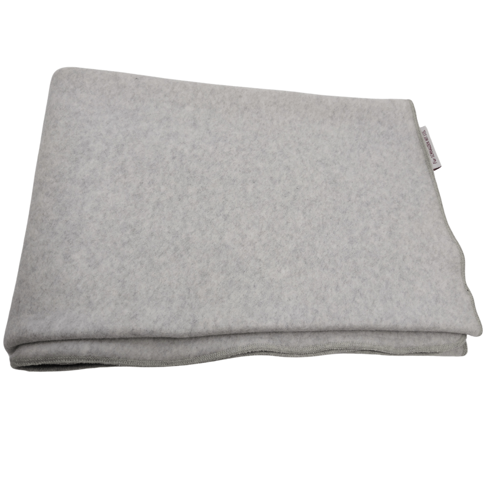 Hundedecke hellgrau aus Bio-Baumwolle
