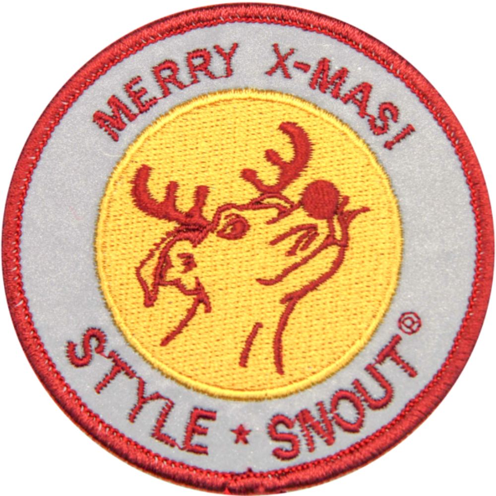 Klettsticker Merry X-MAS für Hundegeschirre von StyleSnout