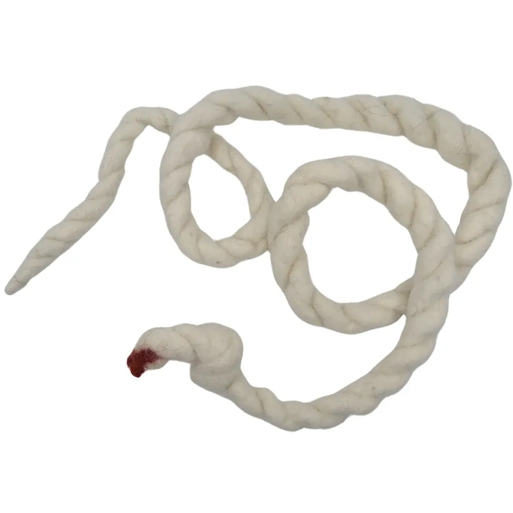 Hundespielzeug Riesenschlange beige
