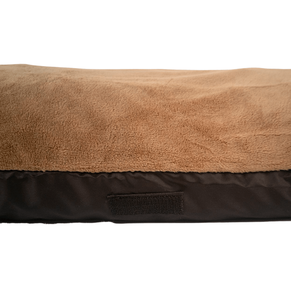 Hundekissen braun in der Nahansicht