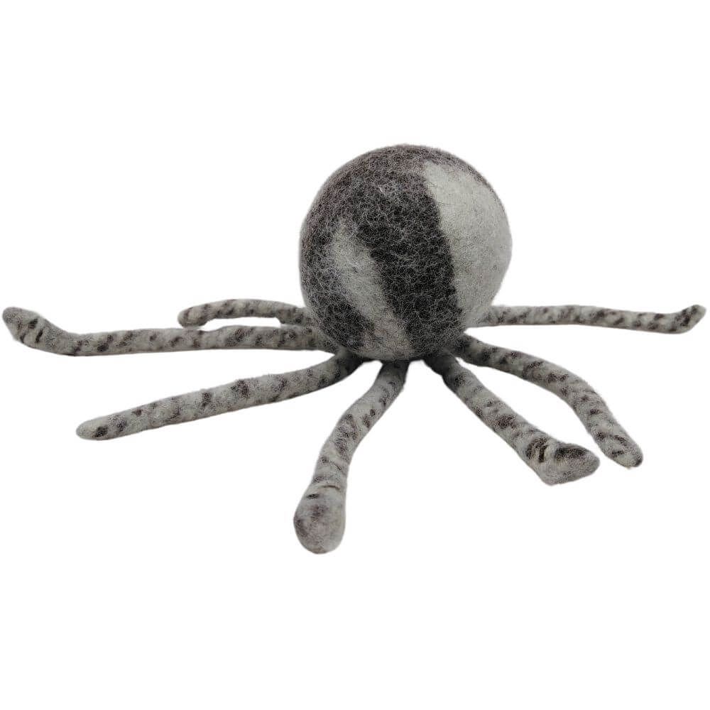 Nachhaltiges Hundespielzeug Oktopus braun Nahansicht