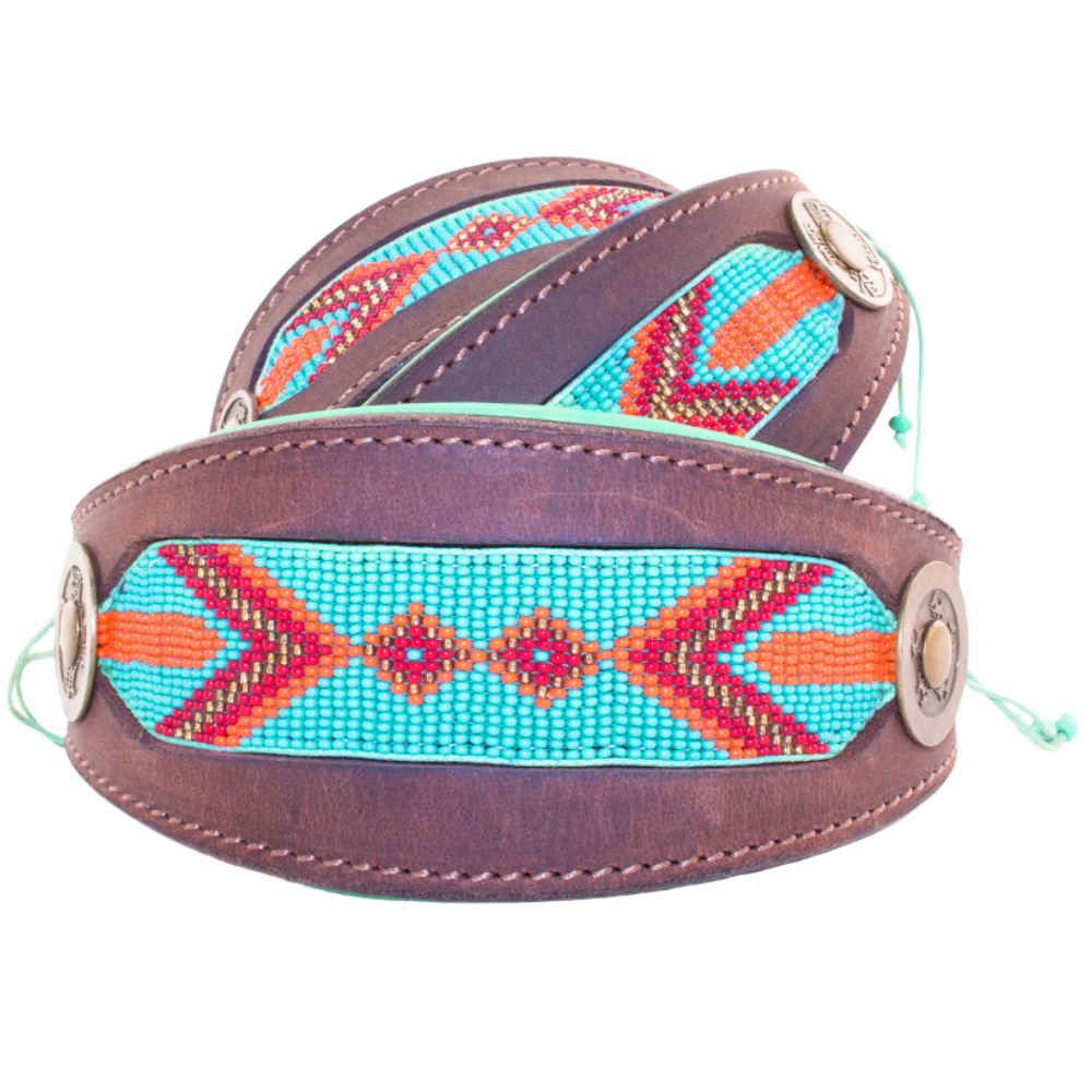 Windhundhalsband Paddy Lee mit Perlen von DWAM